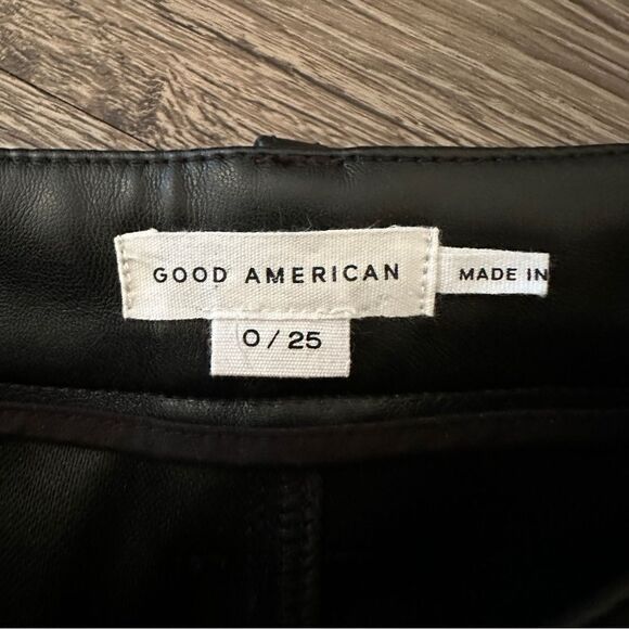 Good American Better Than Leather Pants New - Picture 4 of 5